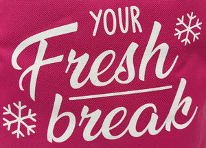 Borsa Termica Frigo Porta Pranzo Spiaggia Lavoro Scuola Modello Fresh Break - 6L - Fucsia