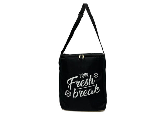 Borsa Termica Frigo Porta Pranzo Spiaggia Lavoro Scuola Modello Fresh Break - 11L - Nero