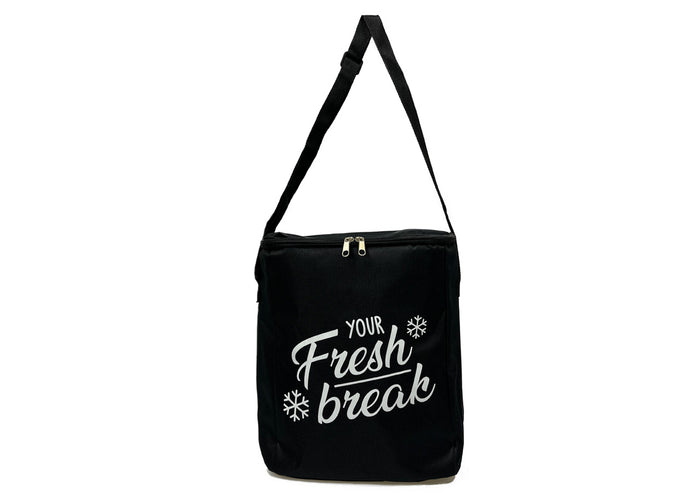 Borsa Termica Frigo Porta Pranzo Spiaggia Lavoro Scuola Modello Fresh Break - 11L - Nero
