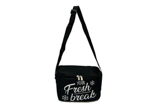 Borsa Termica Frigo Porta Pranzo Spiaggia Lavoro Scuola Modello Fresh Break - 6L - Nero