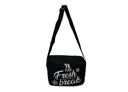 Borsa Termica Frigo Porta Pranzo Spiaggia Lavoro Scuola Modello Fresh Break - 6L - Nero
