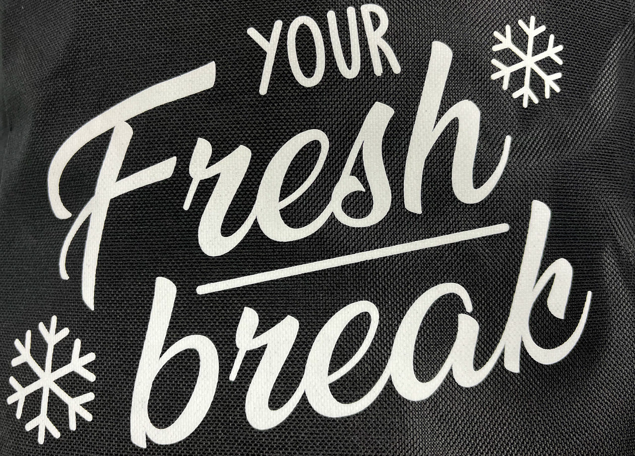 Borsa Termica Frigo Porta Pranzo Spiaggia Lavoro Scuola Modello Fresh Break - 6L - Nero