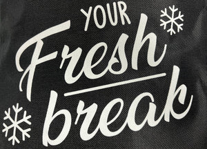 Borsa Termica Frigo Porta Pranzo Spiaggia Lavoro Scuola Modello Fresh Break - 6L - Nero