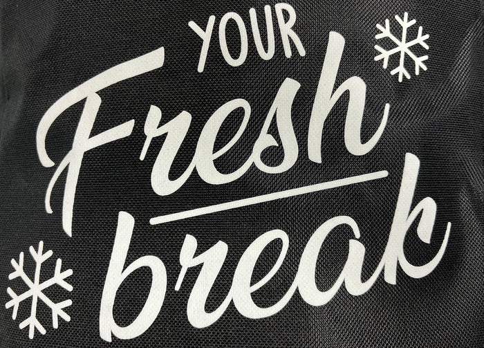 Borsa Termica Frigo Porta Pranzo Spiaggia Lavoro Scuola Modello Fresh Break - 11L - Nero