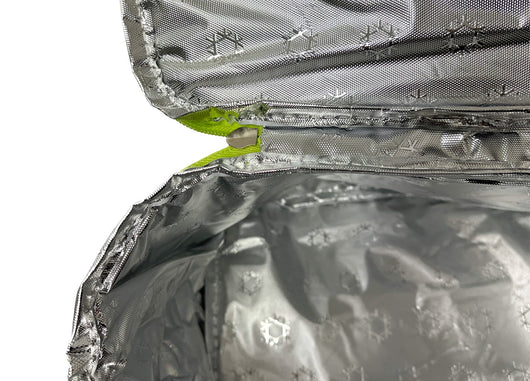 Borsa Termica Frigo Porta Pranzo Spiaggia Lavoro Scuola Modello Fresh Break - 15L - Verde Acido