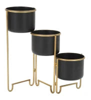 Porta Vasi 3 Goldy Cm 68X22,5X55