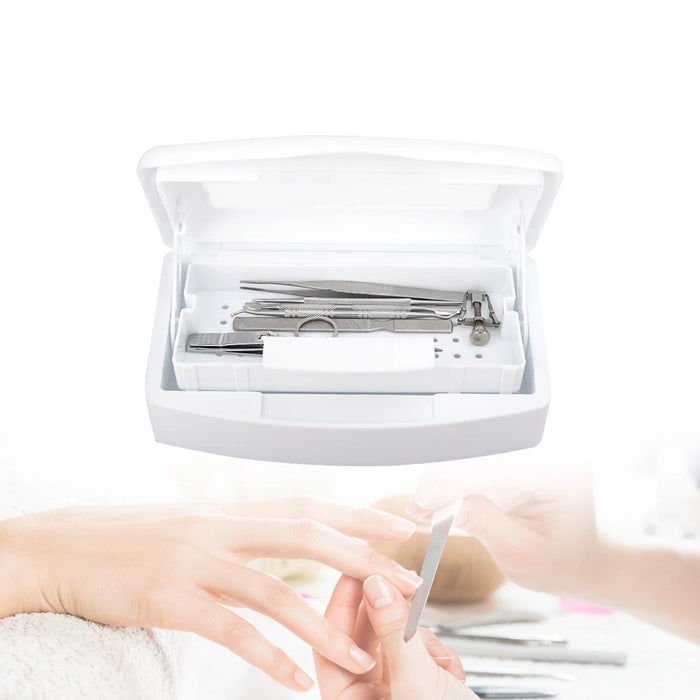 BOX STERILIZZATORE PER ESTETICA DISINFETTANTE FERRI UNGHIE