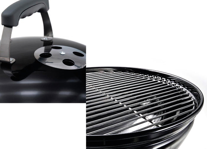 Barbeque Esterno A Carbonella Griglia Estate Campeggio In Acciaio Mod Indiana