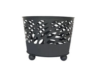 Braciere Per Esterno Giardino In Ferro Ghisa Porta Legna Modello Canberra