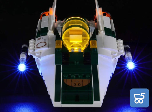 BRIKSMAX Kit di Illuminazione a LED per Resistance A-Wing Starfighter 75248 LEGO NON INCLUSI