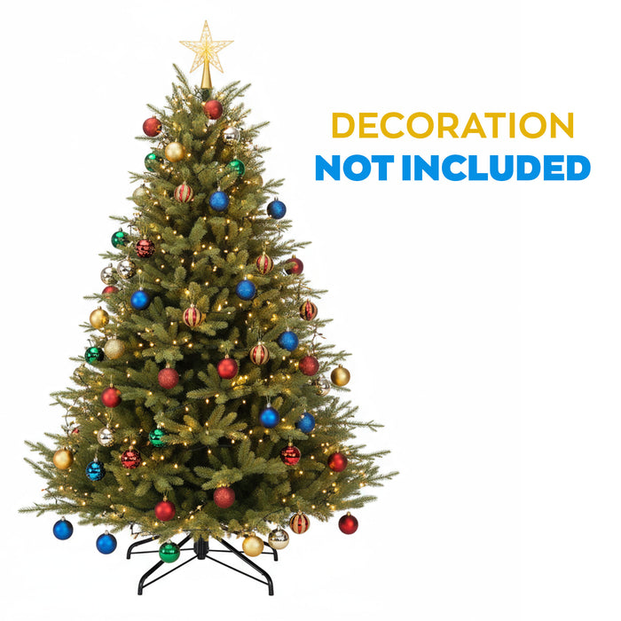 Minstix - Albero di Natale Tradizionale in PE e PVC Ø132x180H cm, 1002 Punte