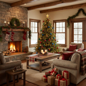 Minstix - Albero di Natale Tradizionale in PE e PVC Ø163x240H cm, 2034 Punte