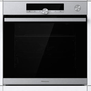 Forno Elettrico Ventilato Hisense BSA66334AX 77 Litri A+ (A59,5xL59,5xP56,4) Pulizia Acqua Clean Cavità XXL Inox