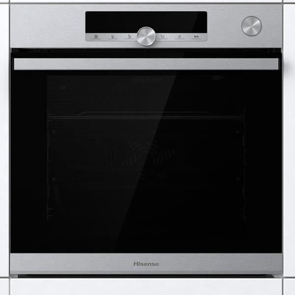 Forno Elettrico Ventilato Hisense BSA66334AX 77 Litri A+ (A59,5xL59,5xP56,4) Pulizia Acqua Clean Cavità XXL Inox