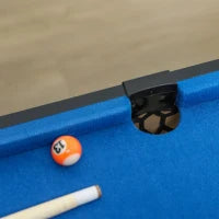 Tavolo da Gioco Multifunzione 5 in 1, Biliardo, Ping Pong, Hockey, Gioco d'Arcade Basket, Arco e Freccia, Blu