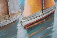 Dipinto Su Tela Sidney -B- Cm 80X4X80