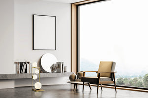 BUBLE LAMPADA DA TAVOLO 4 SFERE ORO SPAZZOLATO PARTICOLARI BRONZO ATTACCO G9 DIMMERABILE