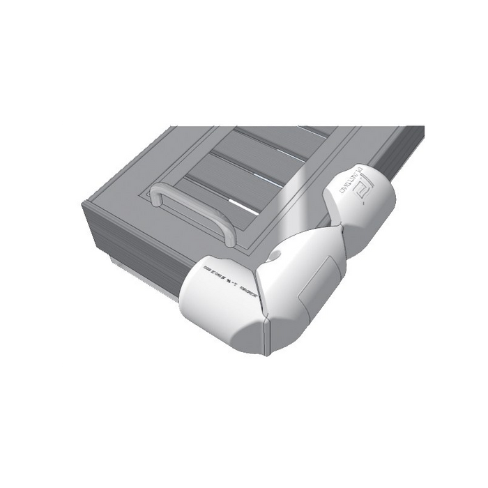 BUMPER ARTICOLATO BIANCO � CM.18X80