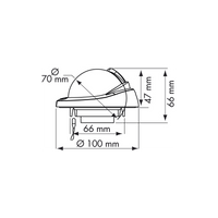 BUSSOLA OFFSHORE 75 BIANCA INCASSO