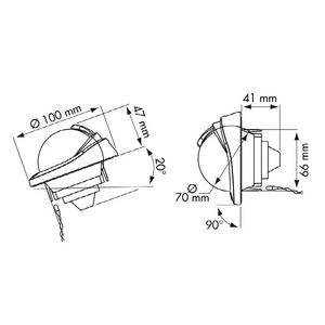 BUSSOLA OFFSHORE75 BIANCA A PARATIA