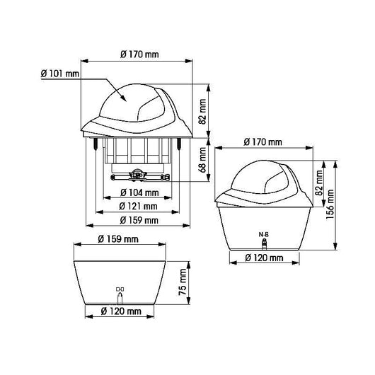 BUSSOLA OLIMPIC 115 BIANCA