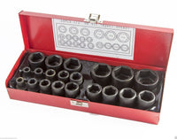 BUSSOLE BOCCOLE PER PISTOLA AVVITATORE PNEUMATICO SET KIT 20 PZ DA 1/2" 8-32MM