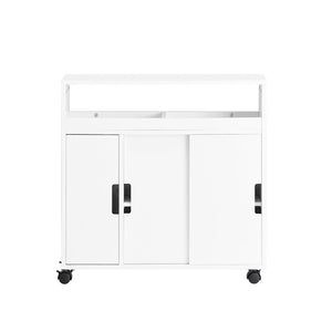 organizer bagno mobile bagno salvaspazio portarotolo bianco BZR02-W