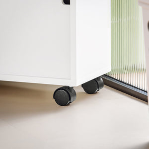 organizer bagno mobile bagno salvaspazio portarotolo bianco BZR02-W