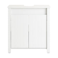 Mobile Sottolavabo Mobile Bagno Mobiletto Per Lavandino Bagno Bianco 60x34x65,5cm BZR101-W SoBuy