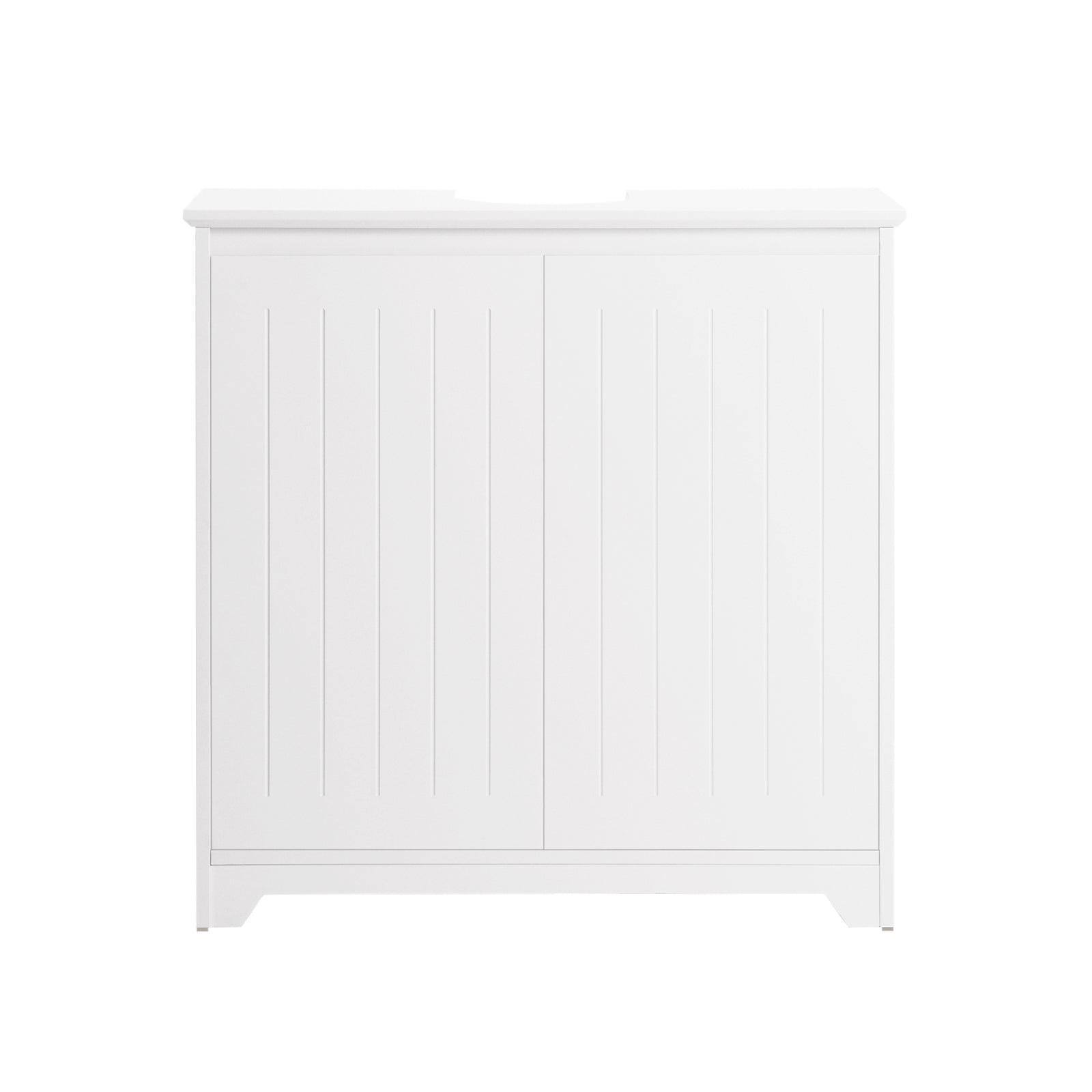 Mobile Sottolavabo Mobile Bagno Mobile Base Per Lavabo Con 2 Ante Bianco 60x30x60cm BZR108-W SoBuy