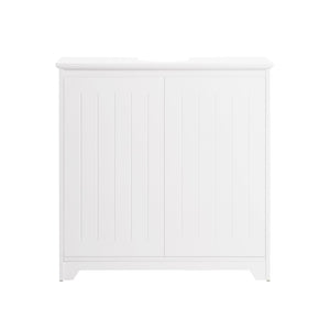 Mobile Sottolavabo Mobile Bagno Mobile Base Per Lavabo Con 2 Ante Bianco 60x30x60cm BZR108-W SoBuy