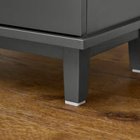 SoBuy Mobile alto da bagno Mobile colonna bagno salvaspazio Armadio da terra Colore grigio 35x30x170 cm BZR112-DG