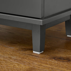 SoBuy Mobile alto da bagno Mobile colonna bagno salvaspazio Armadio da terra Colore grigio 35x30x170 cm BZR112-DG