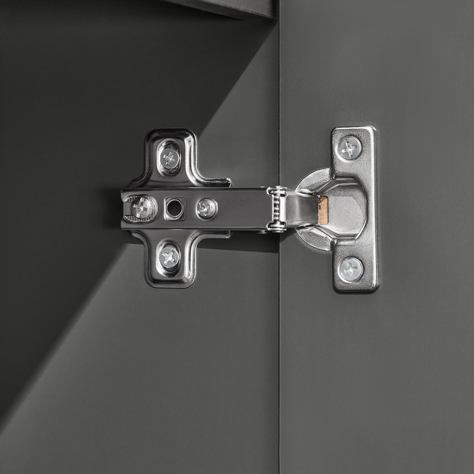 SoBuy Mobile alto da bagno Mobile colonna bagno salvaspazio Armadio da terra Colore grigio 35x30x170 cm BZR112-DG