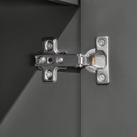 SoBuy Mobile alto da bagno Mobile colonna bagno salvaspazio Armadio da terra Colore grigio 35x30x170 cm BZR112-DG