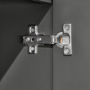 SoBuy Mobile alto da bagno Mobile colonna bagno salvaspazio Armadio da terra Colore grigio 35x30x170 cm BZR112-DG