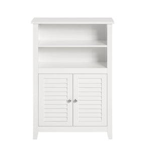 Mobiletto da Bagno salvaspazio Armadietto in Legno Bianco L60*P26*A90 cm, BZR13-W