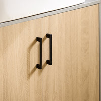 Mobile Sottolavabo Con 2 Ante Mobile Bagno Mobile Lavabo Grigio E Naturale 60x30x60.5cm BZR133-NG