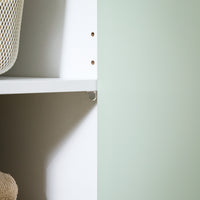 SoBuy Mobiletto bagno Mobile bagno con 3 Ripiani e 2 Ante, Armadietto portaoggetti Mobile contenitore Verde 60x30x87cm, BZR138-GR