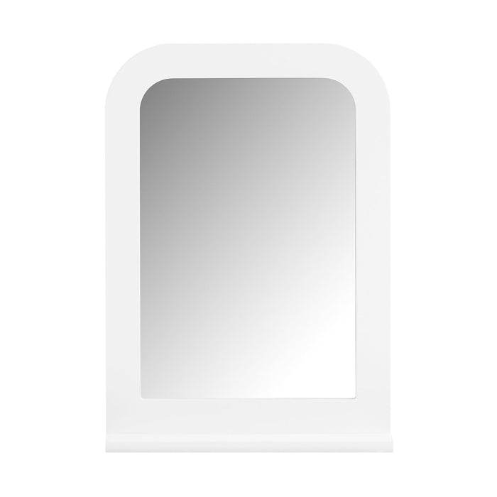 Specchio Bagno Specchio Da Parete Mensola Bagno A Muro Bianco 38x9x54cm BZR162-W