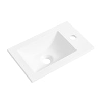 Mobili da bagno sospeso Mobile lavabo con 1 anta Naturale 41x25x52cm BZR169-N