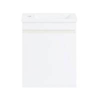 Mobili da bagno sospeso Mobile lavabo con 1 anta Bianco 41x25x52cm BZR170-W