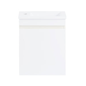 Mobili da bagno sospeso Mobile lavabo con 1 anta Bianco 41x25x52cm BZR170-W