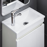 Mobili da bagno sospeso Mobile lavabo con 1 anta Bianco 41x25x52cm BZR170-W