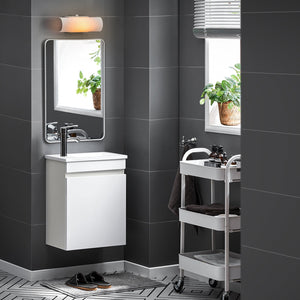 Mobili da bagno sospeso Mobile lavabo con 1 anta Bianco 41x25x52cm BZR170-W