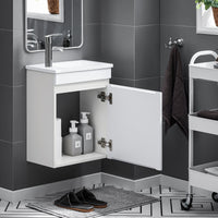 Mobili da bagno sospeso Mobile lavabo con 1 anta Bianco 41x25x52cm BZR170-W