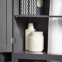 Mobile Sottolavabo Per Bagno Con 2 Ante L60*P30*A60 Cm, BZR18-II-DG SoBuy