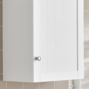 Pensile Bagno o Cucina Armadietto Bagno L40*P23*A52 cm, Bianco BZR19-W