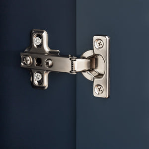 SoBuy Portarotolo WC autoportante Mobiletto bagno Porta carta igienica Scaffale bagno Armadietto laterale Mobile da bagno Blu 22x20x81 cm BZR192-B