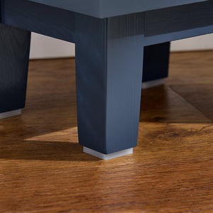 SoBuy Portarotolo WC autoportante Mobiletto bagno Porta carta igienica Scaffale bagno Armadietto laterale Mobile da bagno Blu 22x20x81 cm BZR192-B